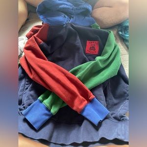 teddy fresh multi color heavy hoodie